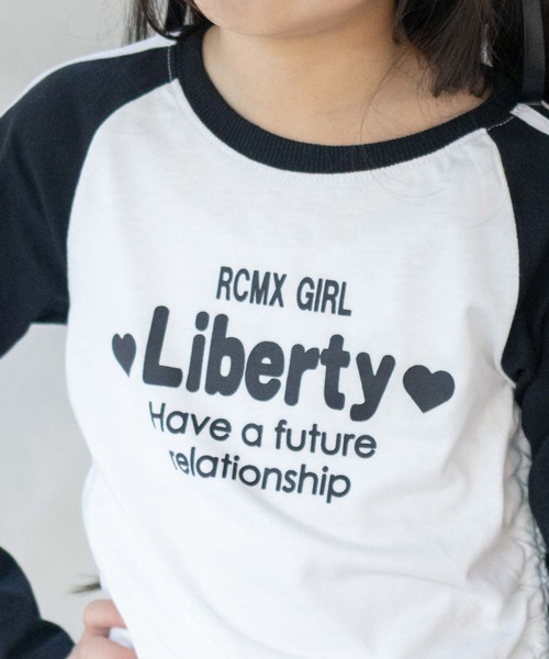 RICH MIX(リッチミックス)の「RICHMIX レースアップ長袖Tシャツ(Tシャツ/カットソー・キッズ・ブラウン系/ブラック系・130/140/150/160)」の5枚目の写真