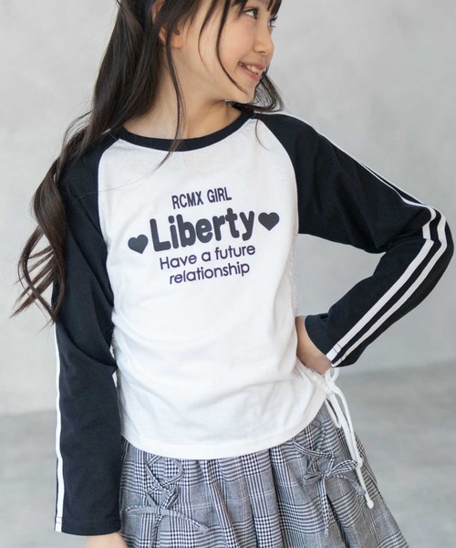 RICH MIX(リッチミックス)の「RICHMIX レースアップ長袖Tシャツ(Tシャツ/カットソー・キッズ・ブラウン系/ブラック系・130/140/150/160)」の6枚目の写真