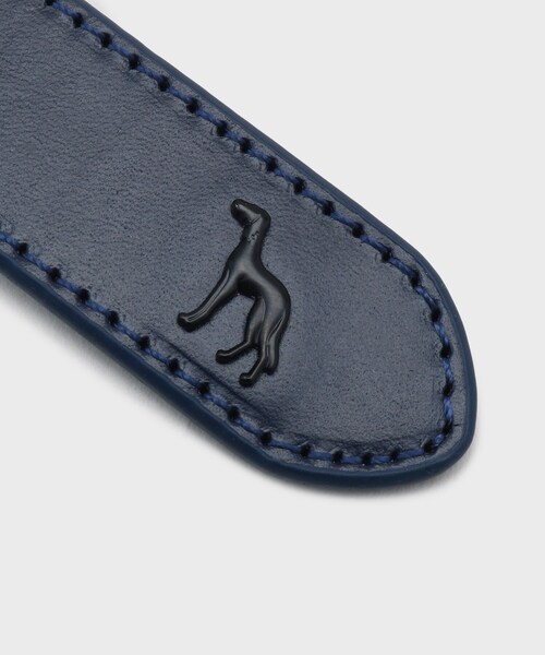 adabat（アダバット）の「【新レーベル ADABAT NAVY】サルーキレザーベルト（ベルト・メンズ・レッド系1/ホワイト/ブラック/ネイビー・00）」の6枚目の写真