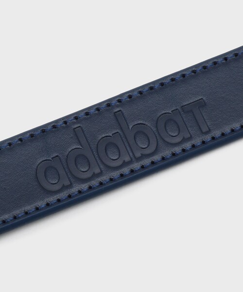 adabat（アダバット）の「【新レーベル ADABAT NAVY】サルーキレザーベルト（ベルト・メンズ・レッド系1/ホワイト/ブラック/ネイビー・00）」の7枚目の写真