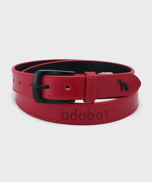 adabat(アダバット)の「【新レーベル ADABAT NAVY】サルーキレザーベルト(ベルト・メンズ・レッド系1/ホワイト/ブラック/ネイビー・00)」の4枚目の写真