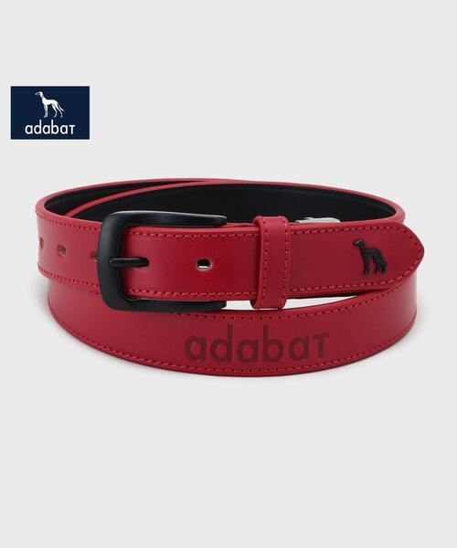 adabat(アダバット)の「【新レーベル ADABAT NAVY】サルーキレザーベルト(ベルト・メンズ・レッド系1/ホワイト/ブラック/ネイビー・00)」の13枚目の写真
