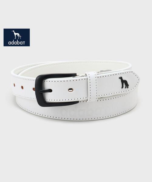 adabat(アダバット)の「【新レーベル ADABAT NAVY】サルーキレザーベルト(ベルト・メンズ・レッド系1/ホワイト/ブラック/ネイビー・00)」の12枚目の写真