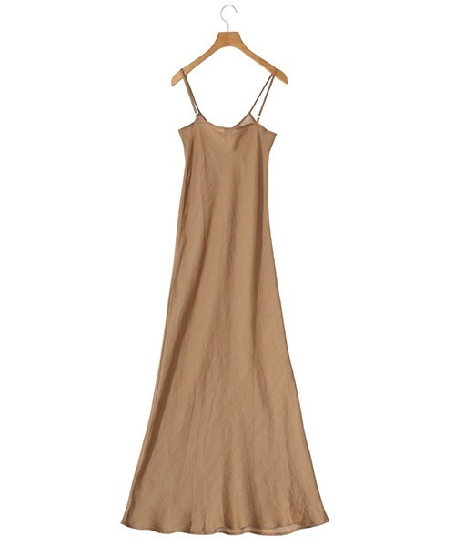 BASERANGE（ベースレンジ）の「BASERANGE / ベースレンジ：DYDINE DRESS：DRDY-SL-000[ANN]（ワンピース・レディース・ベージュ系その他・XS）」の2枚目の写真