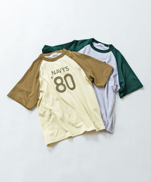 PAR ICI（パーリッシィ）の「#80NAVYS ラグランTシャツ（Tシャツ/カットソー）」