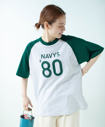 PAR ICI | #80NAVYS ラグランTシャツ(Tシャツ/カットソー)