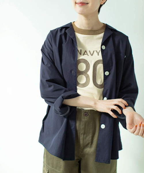 PAR ICI（パーリッシィ）の「#80NAVYS ラグランTシャツ（Tシャツ/カットソー・レディース・カーキ/ダークブラウン・FREE）」の3枚目の写真