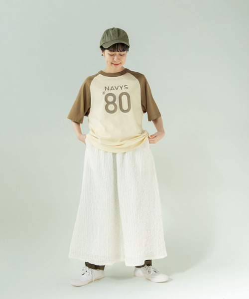 PAR ICI（パーリッシィ）の「#80NAVYS ラグランTシャツ（Tシャツ/カットソー・レディース・カーキ/ダークブラウン・FREE）」の6枚目の写真