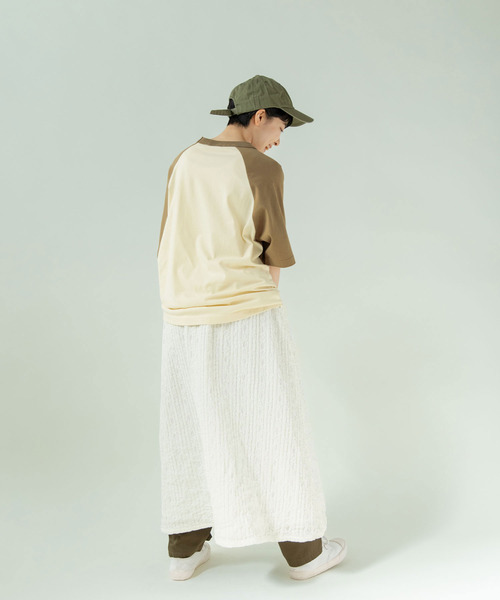 PAR ICI（パーリッシィ）の「#80NAVYS ラグランTシャツ（Tシャツ/カットソー・レディース・カーキ/ダークブラウン・FREE）」の8枚目の写真