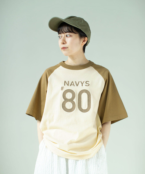 PAR ICI（パーリッシィ）の「#80NAVYS ラグランTシャツ（Tシャツ/カットソー・レディース・カーキ/ダークブラウン・FREE）」の5枚目の写真