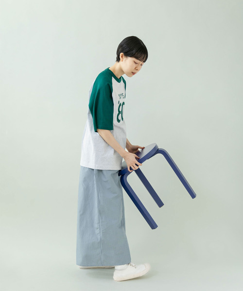 PAR ICI（パーリッシィ）の「#80NAVYS ラグランTシャツ（Tシャツ/カットソー・レディース・カーキ/ダークブラウン・FREE）」の21枚目の写真