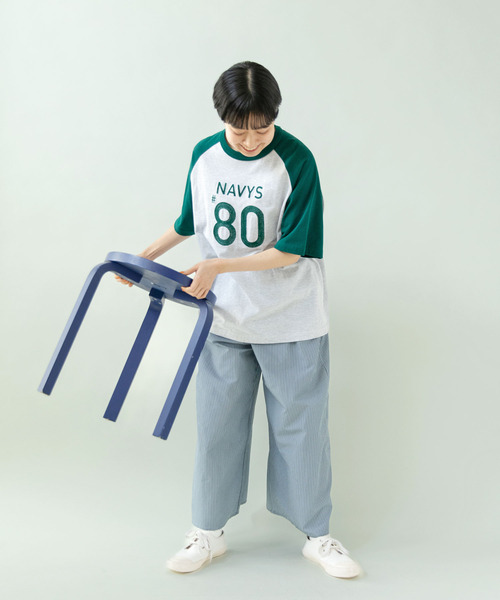 PAR ICI（パーリッシィ）の「#80NAVYS ラグランTシャツ（Tシャツ/カットソー・レディース・カーキ/ダークブラウン・FREE）」の19枚目の写真