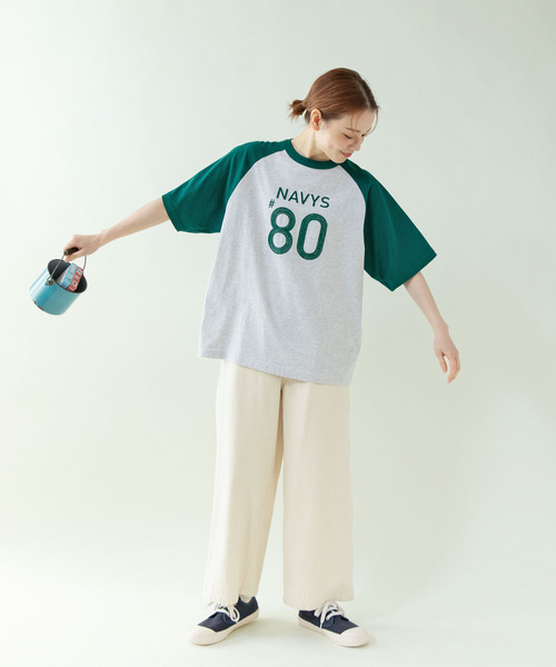 PAR ICI（パーリッシィ）の「#80NAVYS ラグランTシャツ（Tシャツ/カットソー・レディース・カーキ/ダークブラウン・FREE）」の15枚目の写真
