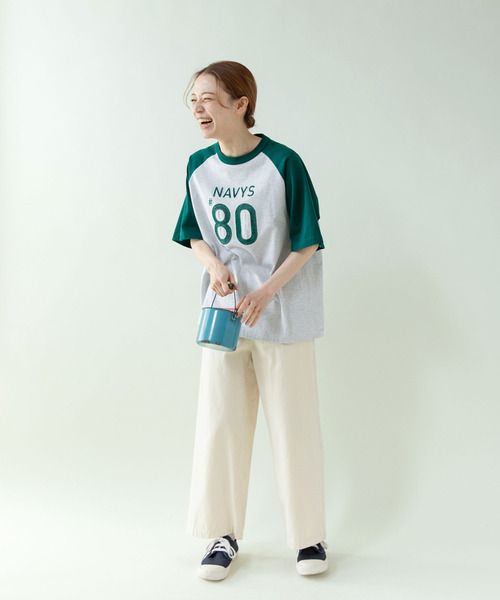 PAR ICI（パーリッシィ）の「#80NAVYS ラグランTシャツ（Tシャツ/カットソー・レディース・カーキ/ダークブラウン・FREE）」の16枚目の写真