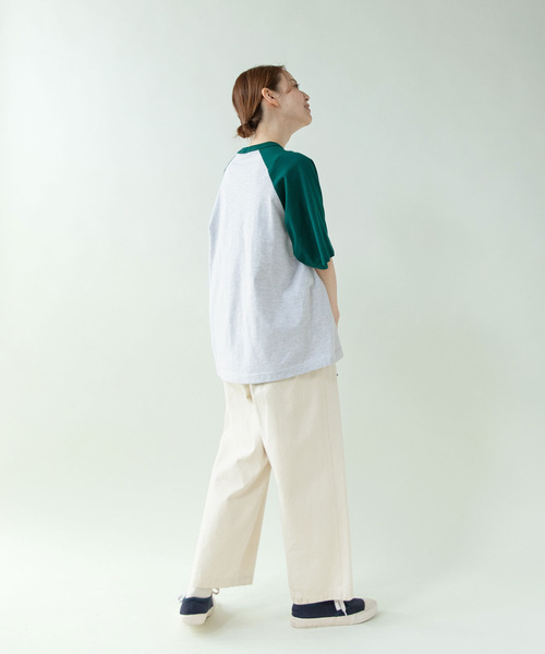 PAR ICI（パーリッシィ）の「#80NAVYS ラグランTシャツ（Tシャツ/カットソー・レディース・カーキ/ダークブラウン・FREE）」の18枚目の写真