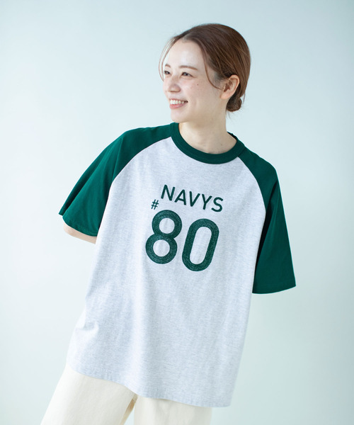 PAR ICI（パーリッシィ）の「#80NAVYS ラグランTシャツ（Tシャツ/カットソー・レディース・カーキ/ダークブラウン・FREE）」の9枚目の写真