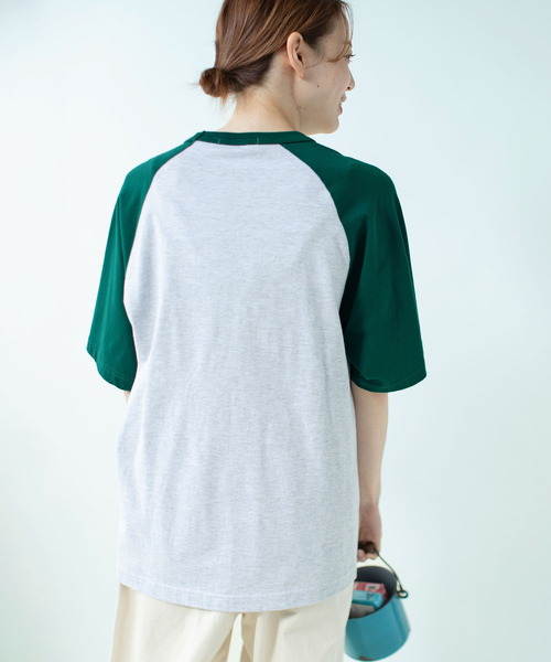 PAR ICI（パーリッシィ）の「#80NAVYS ラグランTシャツ（Tシャツ/カットソー・レディース・カーキ/ダークブラウン・FREE）」の13枚目の写真