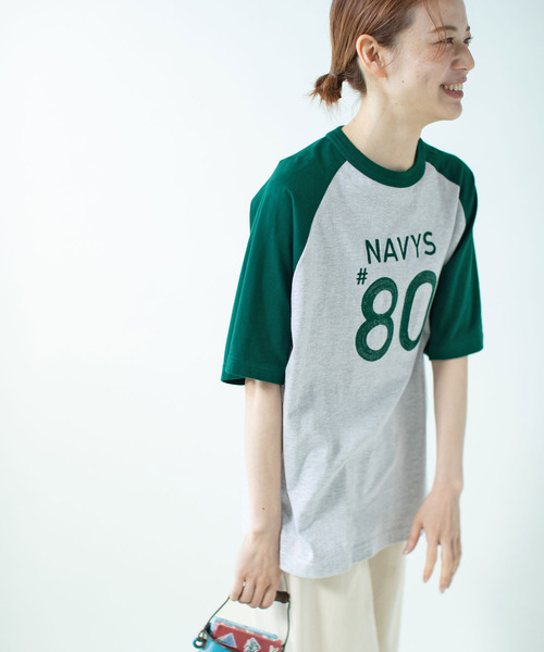 PAR ICI（パーリッシィ）の「#80NAVYS ラグランTシャツ（Tシャツ/カットソー・レディース・カーキ/ダークブラウン・FREE）」の14枚目の写真