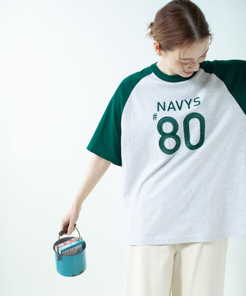 PAR ICI（パーリッシィ）の「#80NAVYS ラグランTシャツ（Tシャツ/カットソー・レディース・カーキ/ダークブラウン・FREE）」の10枚目の写真