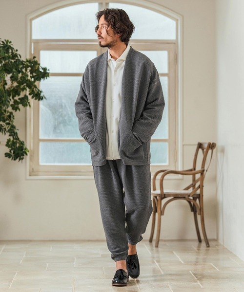 Magine(マージン)の「mp13234- Deformed Knitting Jacquard Tapered Pants ジャガードテーパードパンツ(その他パンツ・メンズ・チャコールグレー/ブラック/ミックスグレー・44/46/48)」の17枚目の写真