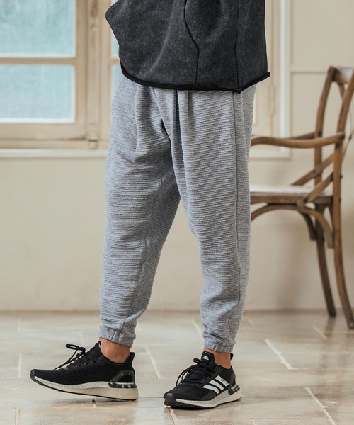 Magine(マージン)の「mp13234- Deformed Knitting Jacquard Tapered Pants ジャガードテーパードパンツ(その他パンツ・メンズ・チャコールグレー/ブラック/ミックスグレー・44/46/48)」の18枚目の写真