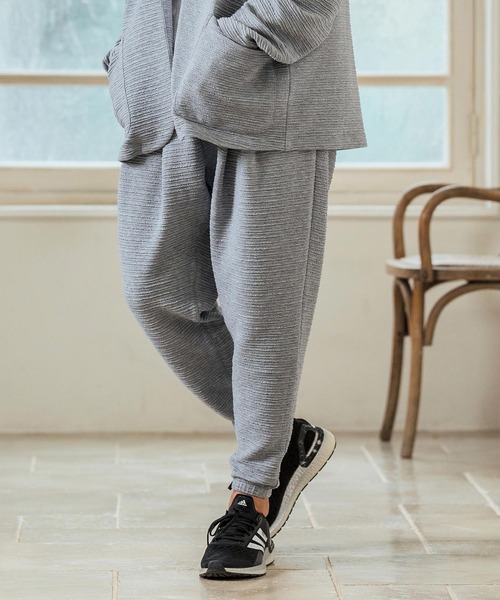 Magine(マージン)の「mp13234- Deformed Knitting Jacquard Tapered Pants ジャガードテーパードパンツ(その他パンツ・メンズ・チャコールグレー/ブラック/ミックスグレー・44/46/48)」の20枚目の写真