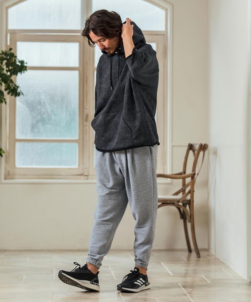Magine(マージン)の「mp13234- Deformed Knitting Jacquard Tapered Pants ジャガードテーパードパンツ(その他パンツ・メンズ・チャコールグレー/ブラック/ミックスグレー・44/46/48)」の21枚目の写真