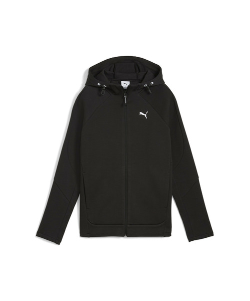 PUMA（プーマ）の「PUMA プーマ ウィメンズ エヴォストライプ フルジップ フーディDK（パーカー・レディース・ブラック/ブルー系その他・LARGE/MEDIUM/X-LARGE/SMALL）」の12枚目の写真