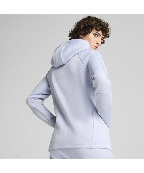 PUMA（プーマ）の「PUMA プーマ ウィメンズ エヴォストライプ フルジップ フーディDK（パーカー・レディース・ブラック/ブルー系その他・LARGE/MEDIUM/X-LARGE/SMALL）」の16枚目の写真