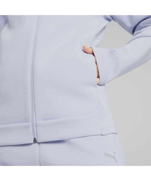 PUMA（プーマ）の「PUMA プーマ ウィメンズ エヴォストライプ フルジップ フーディDK（パーカー・レディース・ブラック/ブルー系その他・LARGE/MEDIUM/X-LARGE/SMALL）」の17枚目の写真