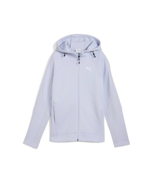 PUMA（プーマ）の「PUMA プーマ ウィメンズ エヴォストライプ フルジップ フーディDK（パーカー・レディース・ブラック/ブルー系その他・LARGE/MEDIUM/X-LARGE/SMALL）」の7枚目の写真