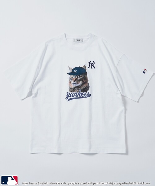 MLB■Mounter Basic Slide■送料込 FREAK'S STORE｜別注 MLB アニマルプリントTシャツ/フロント