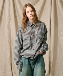 WETTEMPT（ウィテンプト）の「SEERSUCKER LS CHECK SHIRT / シア