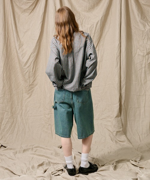 WETTEMPT(ウィテンプト)の「SEERSUCKER LS CHECK SHIRT / シアサッカーLSチェックシャツ(シャツ/ブラウス・メンズ・オフホワイト/ネイビー/ブラウン/オレンジ/ブラック・LARGE/SMALL/MEDIUM)」の20枚目の写真