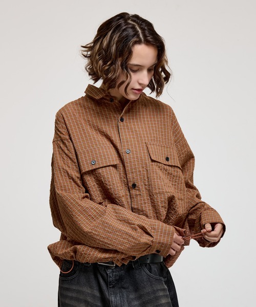 ヤッシーズ様☆確認用 western seersucker check shirt – YZ