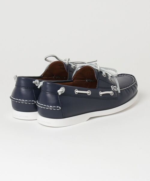 POLO RALPH LAUREN（ポロ ラルフ ローレン）の「ポロ ラルフ ローレン MERTON BOAT マートンボート  デッキシューズ（モカシン/デッキシューズ・メンズ・ネイビー・100/90/85/95/80）」の2枚目の写真