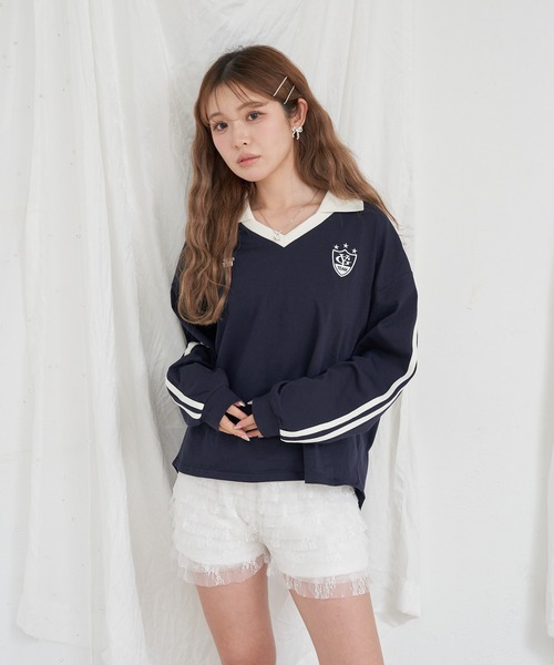 RAY CASSIN（レイカズン）の「レースフリルティアードミニスカパン（その他パンツ・レディース・グレー系その他2/ホワイト/ホワイト系その他2・FREE）」の8枚目の写真