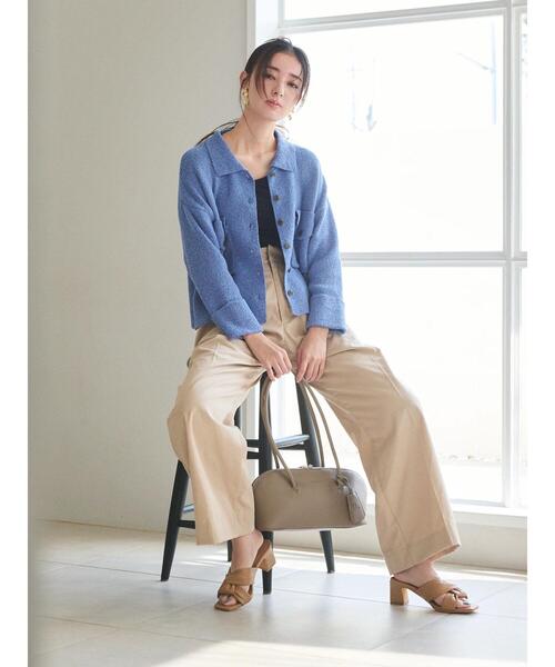 Te chichi（テチチ）の「【宮本茉由着用】タックチノパンツ（その他パンツ・レディース・オフホワイト/ベージュ・F）」の15枚目の写真