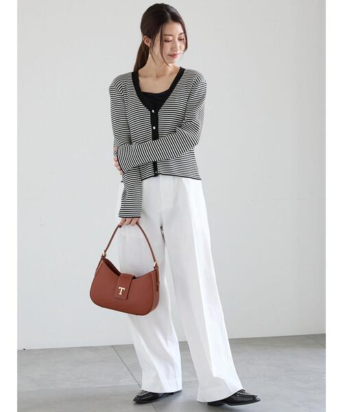 Te chichi（テチチ）の「【宮本茉由着用】タックチノパンツ（その他パンツ・レディース・オフホワイト/ベージュ・F）」の21枚目の写真