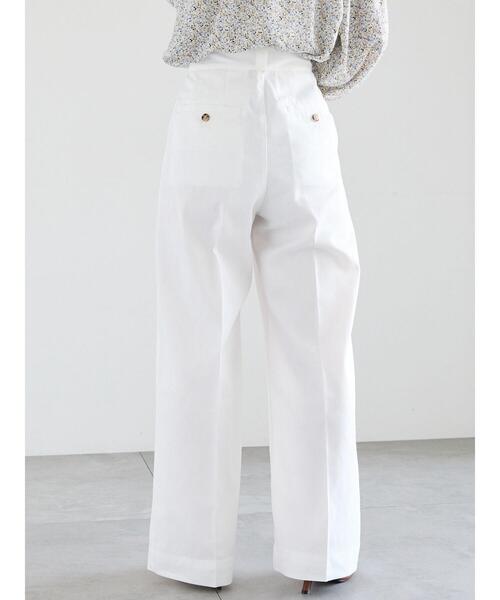 Te chichi（テチチ）の「【宮本茉由着用】タックチノパンツ（その他パンツ・レディース・オフホワイト/ベージュ・F）」の14枚目の写真