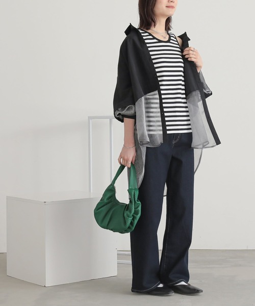 n'OrLABEL（ノアールレーベル）の「『リブタンクトップ』（タンクトップ・レディース・ブラック系その他/杢グレー/ブルー/ブラック/アイボリー・2/1）」の15枚目の写真