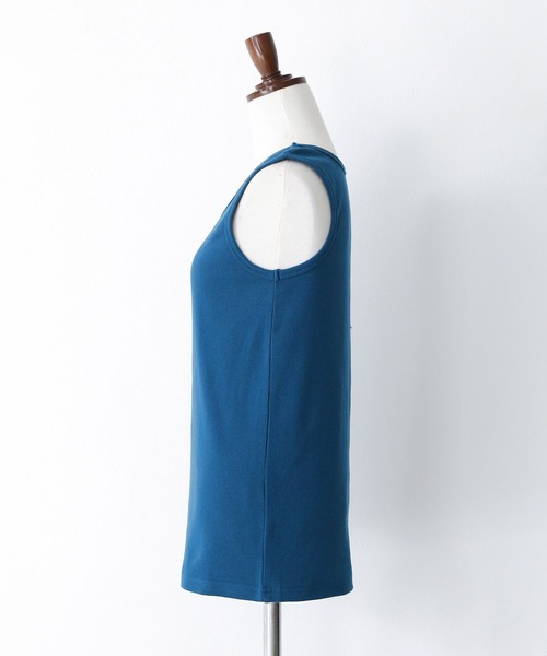 n'OrLABEL（ノアールレーベル）の「『リブタンクトップ』（タンクトップ・レディース・ブラック系その他/杢グレー/ブルー/ブラック/アイボリー・2/1）」の22枚目の写真