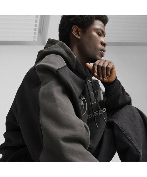 PUMA（プーマ）の「PUMA プーマ メンズ BMW MMS ライフスタイル フーディ（パーカー・メンズ・ブラック・MEDIUM/SMALL/X-SMALL/LARGE/X-LARGE）」の5枚目の写真
