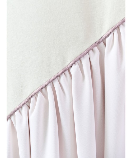 DOLLUPOOPS（ドールアップウップス）の「配色パイピングパネルフレアワンピース（ワンピース・レディース・ベージュ/ブラック・38）」の15枚目の写真