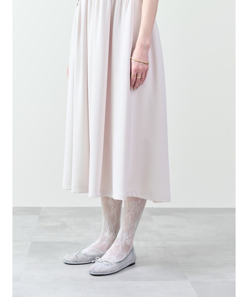 DOLLUPOOPS（ドールアップウップス）の「配色パイピングパネルフレアワンピース（ワンピース・レディース・ベージュ/ブラック・38）」の14枚目の写真