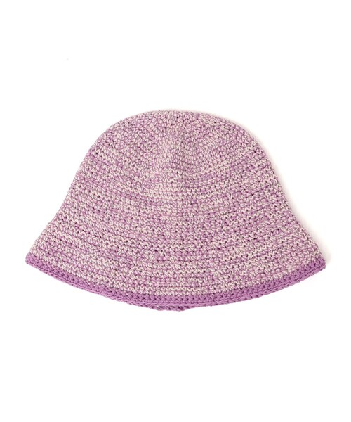 SHIPS（シップス）の「SUBLIME:ミックス ハンドニット ハット（ハット・キッズ・ライトブルー/ピンク・ONE SIZE）」の2枚目の写真