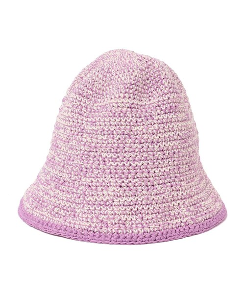 SHIPS（シップス）の「SUBLIME:ミックス ハンドニット ハット（ハット・キッズ・ライトブルー/ピンク・ONE SIZE）」の4枚目の写真