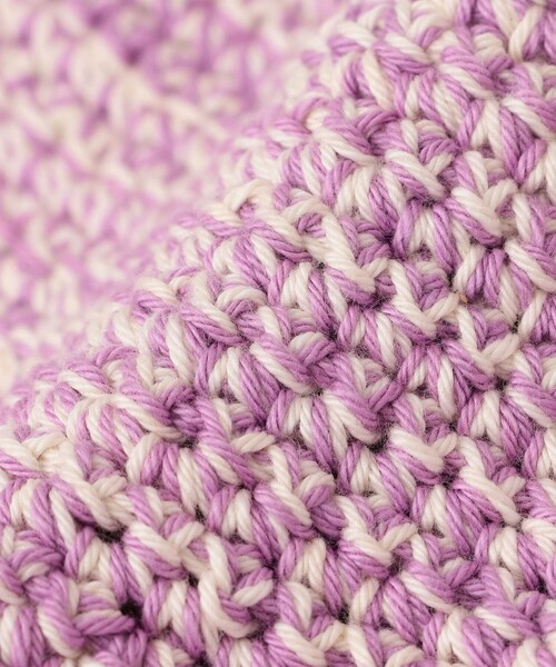 SHIPS（シップス）の「SUBLIME:ミックス ハンドニット ハット（ハット・キッズ・ライトブルー/ピンク・ONE SIZE）」の3枚目の写真