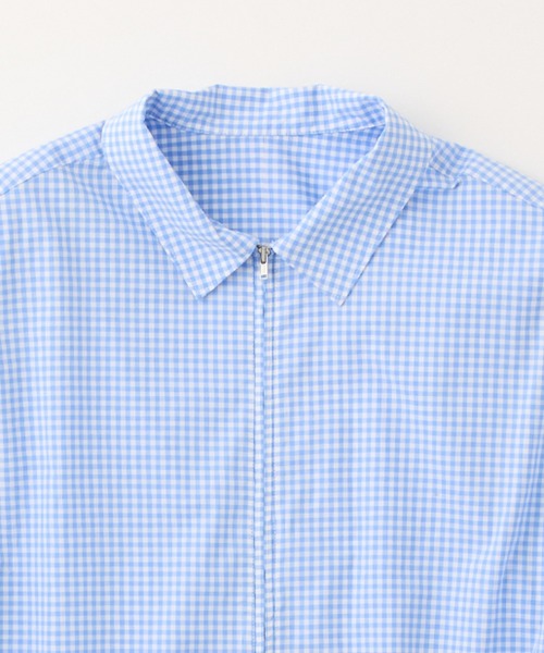M TO R（ムウトアール）の「2WAY PADDED L/S GGM CHECK SHIRTS（シャツ/ブラウス・レディース・ブルー/ブラック・38/40/42）」の4枚目の写真