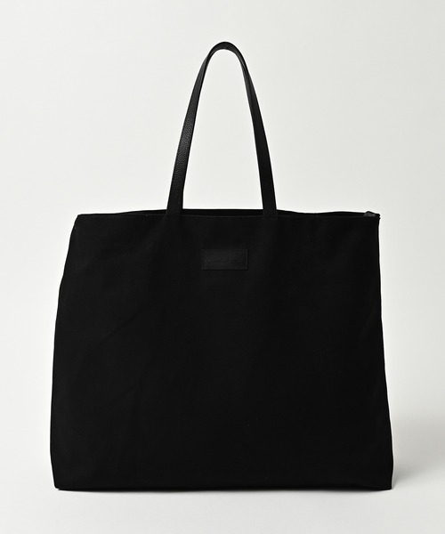 ADAM PATEK(アダムパテック)の「【ADAMPATEK/アダムパテック】new shrink leather combi big tote bag/レザーコンビ2wayトートバッグ(トートバッグ・レディース・ブラック系/ブラック系その他・FREE)」の3枚目の写真